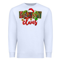 White christmas sassy claus Premium Sweatshirt - FaDigitalArtStudio