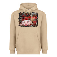Mushroom all i want for christmas is a pig baby Heavyweight Hoodie - RanaPortraitStore
