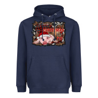 Navy all i want for christmas is a pig baby Heavyweight Hoodie - RanaPortraitStore