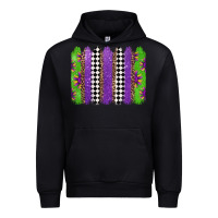Black mardi gras brushstrokes Urban Hoodie - Jasminsmagicworld