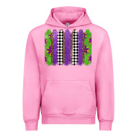 Fuchsia Pink mardi gras brushstrokes Urban Hoodie - Jasminsmagicworld
