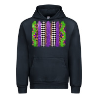Navy mardi gras brushstrokes Urban Hoodie - Jasminsmagicworld