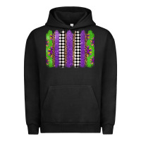 Pigment Black mardi gras brushstrokes Urban Hoodie - Jasminsmagicworld