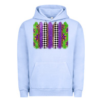 Pigment Grape Ice mardi gras brushstrokes Urban Hoodie - Jasminsmagicworld
