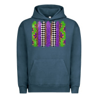 Pigment Midnight Navy mardi gras brushstrokes Urban Hoodie - Jasminsmagicworld