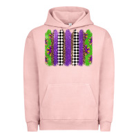 Pigment Salmon mardi gras brushstrokes Urban Hoodie - Jasminsmagicworld