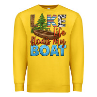 Lemon lake life floats my boat Premium Sweatshirt - HRA Design Shop