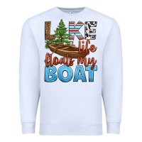 White lake life floats my boat Premium Sweatshirt - HRA Design Shop
