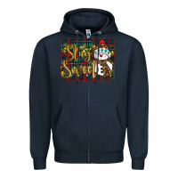 Navy christmas stay Zipper Hoodie - RanaPortraitStore
