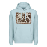 Blue Mist cowhide background Premium Hoodie - AdoDesignShop