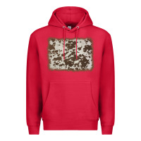 Cardinal cowhide background Premium Hoodie - AdoDesignShop