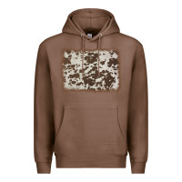 Chestnut cowhide background Premium Hoodie - AdoDesignShop