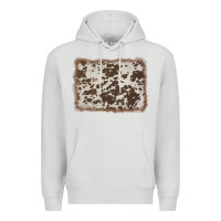 Dove Grey cowhide background Premium Hoodie - AdoDesignShop