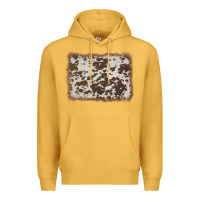 Mustard cowhide background Premium Hoodie - AdoDesignShop