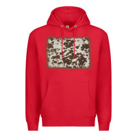Red cowhide background Premium Hoodie - AdoDesignShop
