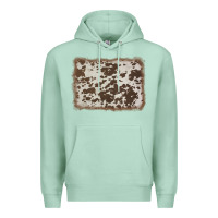 Seafoam cowhide background Premium Hoodie - AdoDesignShop