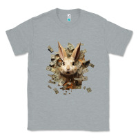 Heather Grey bad rabbit Classic Tee - Unal Design