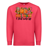 Cardinal fall vibes and that nurse life Premium Sweatshirt - CowhideDigitalArt