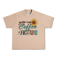 Burro give me coffee and jesus Urban Heavy Tee - Artiststas