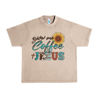 French Oak give me coffee and jesus Urban Heavy Tee - Artiststas