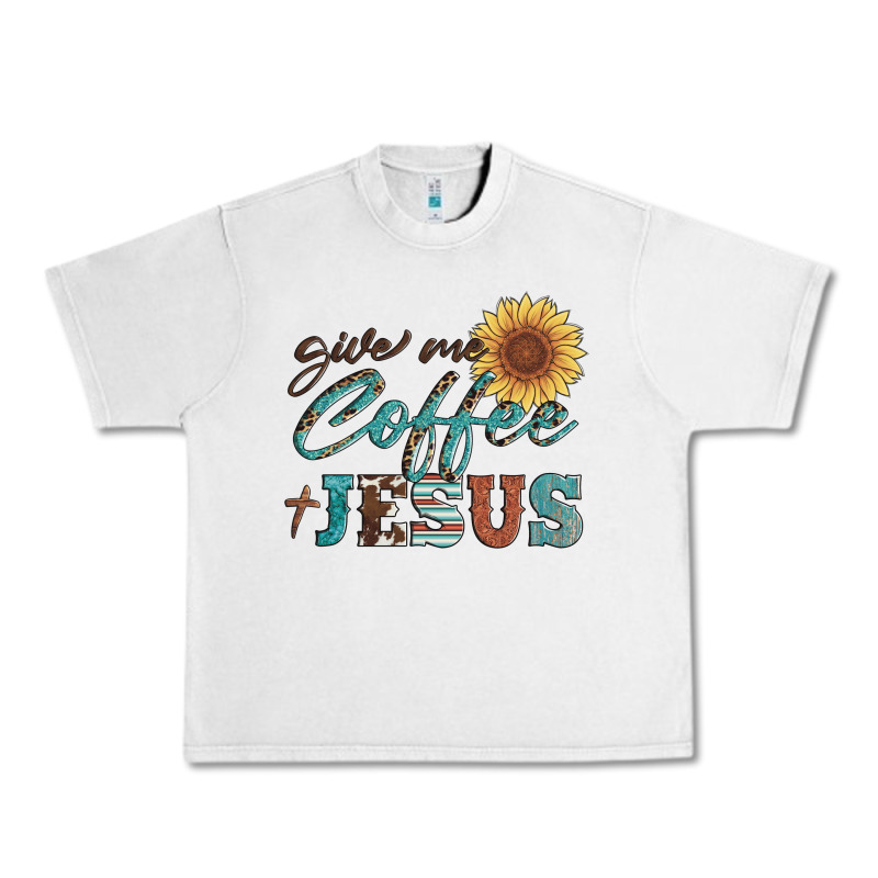 Give Me Coffee And Jesus Urban Heavy Tee by Artiststas | Teevron