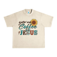Sandshell give me coffee and jesus Urban Heavy Tee - Artiststas