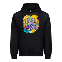 Foreset Green Here comes the sun Urban Hoodie - NancyCooperArtShop