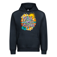 Navy Here comes the sun Urban Hoodie - NancyCooperArtShop