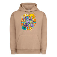 Pigment Burro Here comes the sun Urban Hoodie - NancyCooperArtShop