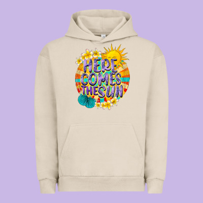 Here Comes The Sun Urban Hoodie Designed By Nancycooperartshop