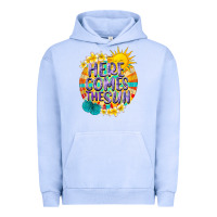 Pigment Grape Ice Here comes the sun Urban Hoodie - NancyCooperArtShop