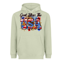 Matcha god bless the usa Heavyweight Hoodie - Zillion Design Studio
