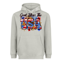 Moon Dust god bless the usa Heavyweight Hoodie - Zillion Design Studio