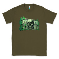 Army Green money Classic Tee - Unal Design