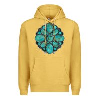 Antique Gold turquoise gemstone Premium Hoodie - Artiststas