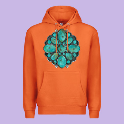 Turquoise Gemstone Premium Hoodie Designed By Artiststas
