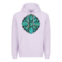 Lilac turquoise gemstone Premium Hoodie - Artiststas