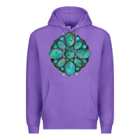 Purple turquoise gemstone Premium Hoodie - Artiststas