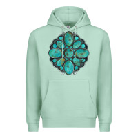 Seafoam turquoise gemstone Premium Hoodie - Artiststas