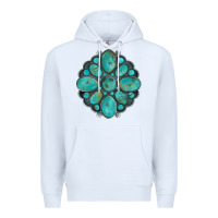 White turquoise gemstone Premium Hoodie - Artiststas