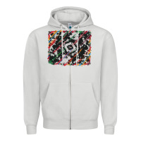 Cowhide And Serape Background Zipper Hoodie | Teevron