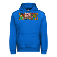Cobalt Western Love Simmental Cow Urban Hoodie - LillyAllenDesigns