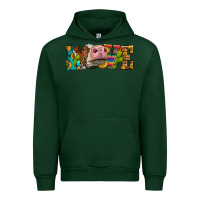 Forest Green Western Love Simmental Cow Urban Hoodie - LillyAllenDesigns