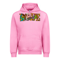 Fuchsia Pink Western Love Simmental Cow Urban Hoodie - LillyAllenDesigns