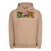 Pigment Burro Western Love Simmental Cow Urban Hoodie - LillyAllenDesigns