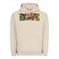 Pigment French Oak Western Love Simmental Cow Urban Hoodie - LillyAllenDesigns