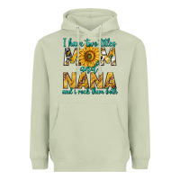 Matcha i have two titles mom and nana and i rock them bot Heavyweight Hoodie - texasbilliewilder