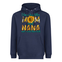 Navy i have two titles mom and nana and i rock them bot Heavyweight Hoodie - texasbilliewilder