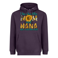 Plum i have two titles mom and nana and i rock them bot Heavyweight Hoodie - texasbilliewilder