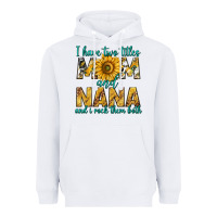 I Have Two Titles Mom And Nana And I Rock Them Bot Heavyweight Hoodie | Teevron